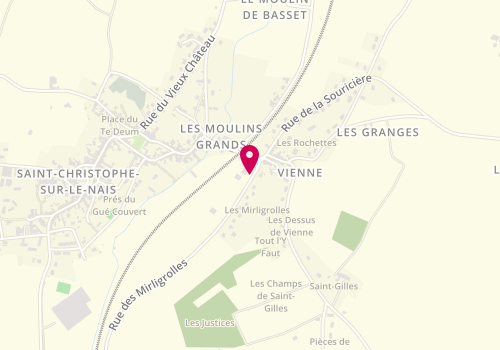 Plan de Garage St Gilles, Rue des Mirligrolles, 37370 Saint-Christophe-sur-le-Nais