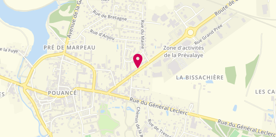 Plan de Total, Avenue General de Gaulle, 49420 Pouancé