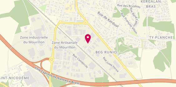 Plan de Carrosserie MIRA, Zone Aménagement de Beg Runio, Rue Edouard Branly
Rue Edouard Herriot, 56530 Quéven