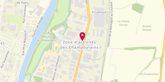 Plan de Carrosserie Bandonny, 47 avenue Jean Mermoz, 89000 Auxerre