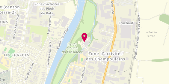 Plan de AUTO-STORE 89 - ZeCarrossery & ZePare-Brise à Auxerre, 8 Rue Louis Renault, 89000 Auxerre