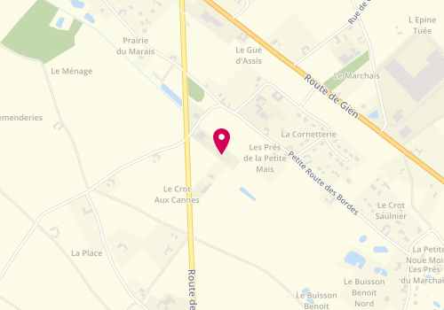 Plan de J.M.B 45, 575 Route de Sully, 45460 Bray-Saint Aignan