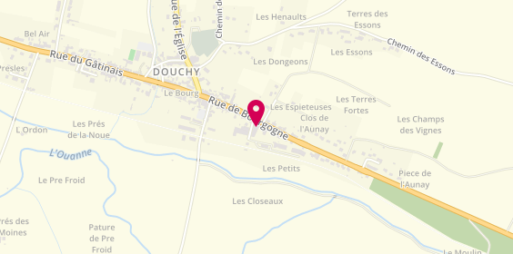 Plan de Douchy Automobile, 36 Rue de Bourgogne, 45220 Douchy-Montcorbon