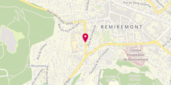 Plan de Carrosserie Nicomette, 18 Rue de la Mouline, 88200 Remiremont