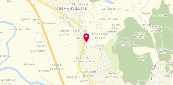 Plan de Carrosserie Fournier, 8 Route de Remiremont, 88120 Vagney