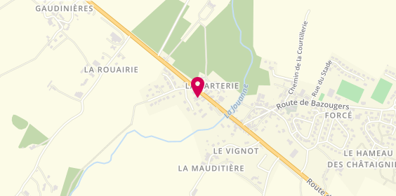 Plan de Carrosserie Didier Breux, 23 Route de Tours, 53260 Forcé