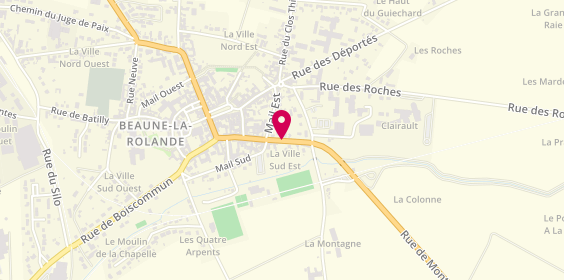 Plan de Cjme, 3 Rue de Montargis, 45340 Beaune-la-Rolande
