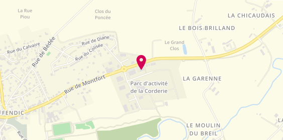 Plan de Carrosserie Feral - Motrio, Zone Artisanale la Corderie
11 Rue des Charmilles, 35750 Iffendic