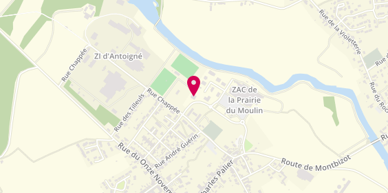 Plan de Agent Peugeot, 1 Rue du Sablon, 72380 Sainte-Jamme-sur-Sarthe