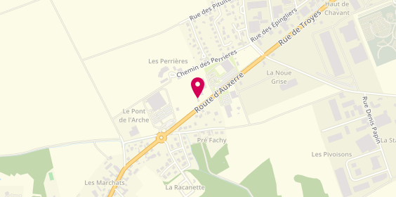 Plan de Philbert Lavage, Route d'Auxerre, 10430 Rosières-près-Troyes