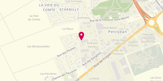 Plan de LASNE Sébastien, 149 avenue d'Echenilly, 10120 Saint-André-les-Vergers