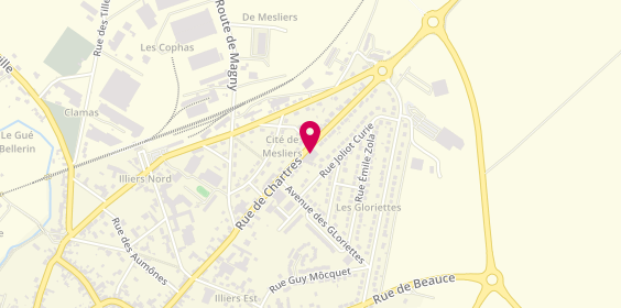Plan de Garage _ Daviau, 48 Rue de Chartres, 28120 Illiers-Combray