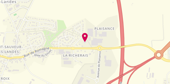 Plan de Carrosserie Loisance, 7 Rue des Estuaires, 35133 Saint-Sauveur-des-Landes