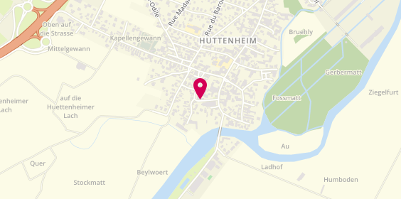 Plan de ADAM Christophe, 2 Place Eglise, 67230 Huttenheim