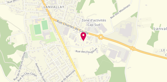 Plan de Carrosserie Denoel, 9 Rue des Ajoncs, 22100 Lanvallay