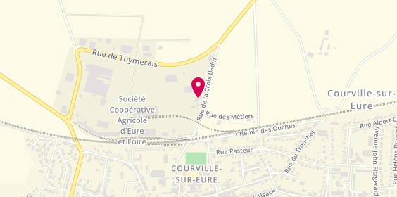 Plan de Auto Primo, 9 Rue de la Croix Badin, 28190 Courville-sur-Eure