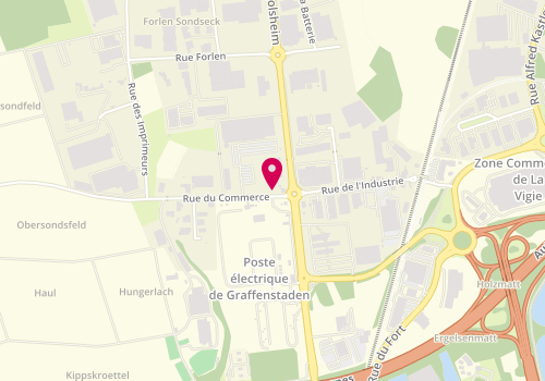 Plan de Rep Minute, 6 A Rue du Commerce, 67118 Geispolsheim