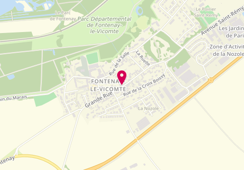 Plan de Fontenay Auto, 35 Grande Rue, 91540 Fontenay-le-Vicomte
