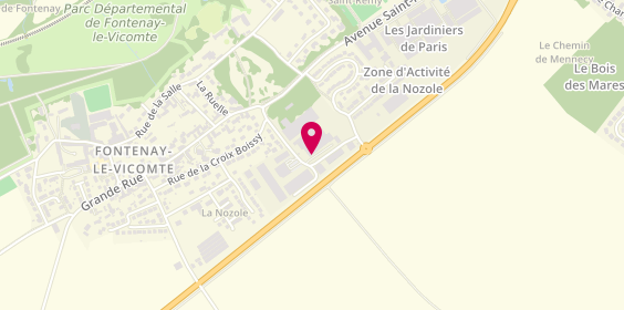 Plan de Carrosserie SR Automobile, 13 Rue de l'Orme, 91540 Fontenay-le-Vicomte