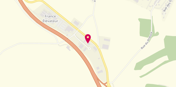 Plan de Est Carrosserie Services, Zone Aménagement du Plateau, 54630 Flavigny-sur-Moselle