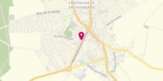 Plan de Carrosserie Leveillard, 11 Boulevard Jean Jaurès, 28170 Châteauneuf-en-Thymerais