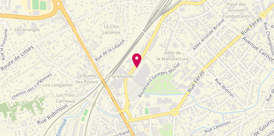 Plan de Garage du Souterrain, 59 Rue du Maréchal de Lattre de Tassigny, 91100 Corbeil-Essonnes