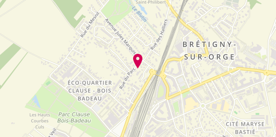 Plan de Axial - Sn Brétigny Automobiles, 3 Rue du parc, 91220 Brétigny-sur-Orge