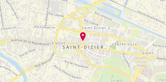 Plan de Saint Dizier Automobiles, Zone d'Aménagement Concerté Chêne Saint Amand, 52100 Saint-Dizier