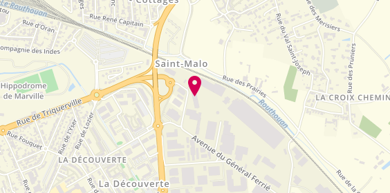 Plan de Carrosserie Anodeau, Sud, Zone Industrielle 
8 Rue du Clos Vert, 35400 Saint-Malo