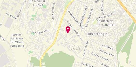 Plan de Spf Carrosserie, 20-22 Rue Paul Langevin Zai Les Terres Saint Lazare, 91130 Ris-Orangis
