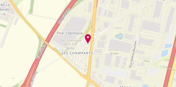 Plan de Massy Auto Services, 454 avenue du Maréchal Leclerc, 91300 Massy