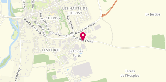 Plan de Dépan'Auto Services, 9 Rue des Forts, 28500 Chérisy