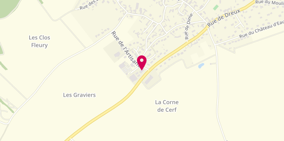 Plan de Carrosserie Budet, 1 Rue Artisanat Zone Artisanale des Boutins
Rue de Dreux, 28410 Abondant