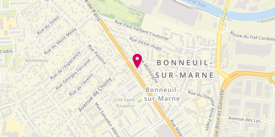 Plan de Bonneuil Automobiles, 7 avenue de Boissy, 94380 Bonneuil-sur-Marne