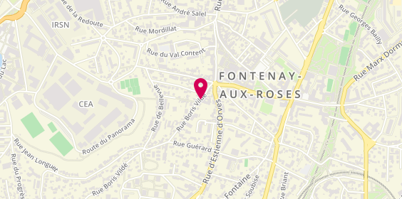 Plan de Axial, 13 Rue Boris Vildé, 92260 Fontenay-aux-Roses