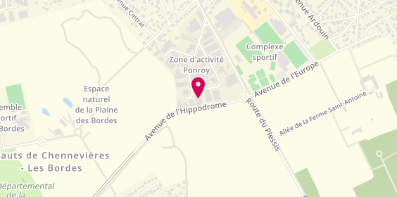 Plan de Garage du Ponroy, 22 avenue Clément Ader, 94420 Le Plessis-Trévise