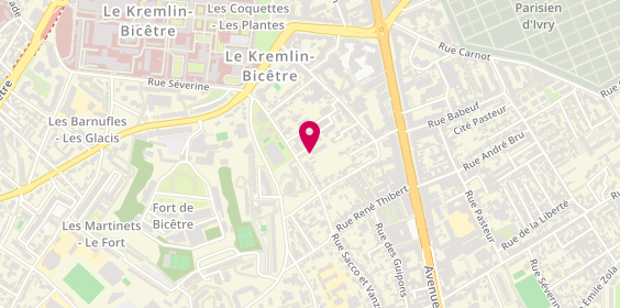 Plan de Art Carrosserie Services 94, 94 Rue Sacco et Vanzetti, 94800 Villejuif