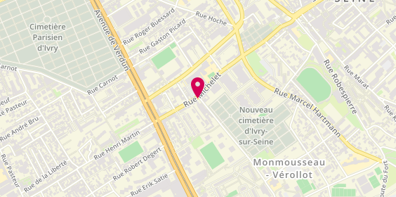 Plan de Fmc, 2 Rue Gaston Monmousseau, 94200 Ivry-sur-Seine