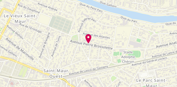 Plan de Axial, 7 Bis avenue Pierre Brossolette, 94100 Saint-Maur-des-Fossés