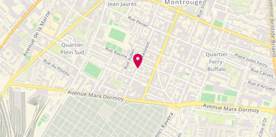 Plan de Garage Roland, 39 Rue Fénelon, 92120 Montrouge