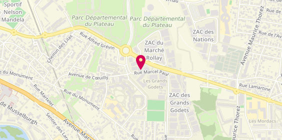Plan de Autotechnica, 171 Rue Marcel Paul, 94500 Champigny-sur-Marne