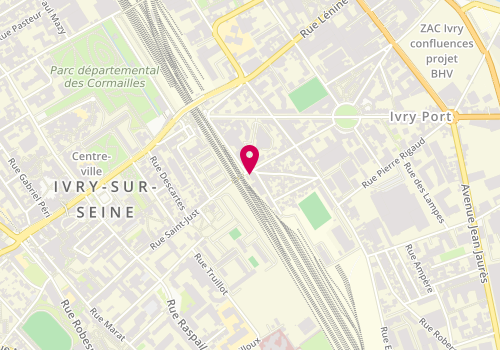 Plan de Volkswagen, 40 Rue Gustave Simonet, 94200 Ivry-sur-Seine