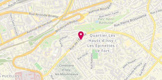 Plan de Garage du Marché, 21 Rue de l'Égalité, 92130 Issy-les-Moulineaux