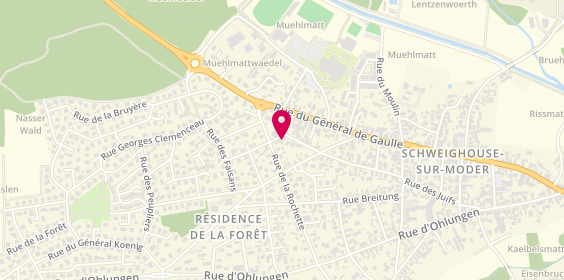 Plan de Carrosserie Bulent, 7 Rue Schelmenwasen, 67590 Schweighouse-sur-Moder