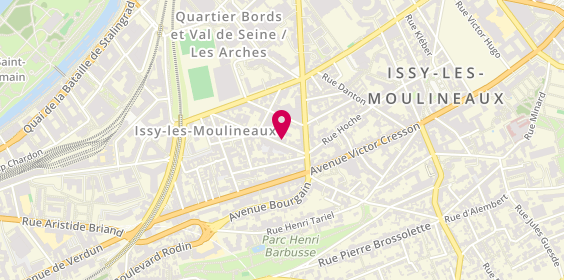 Plan de Julie Auto, 25 Rue d'Estienne d'Orves, 92130 Issy-les-Moulineaux