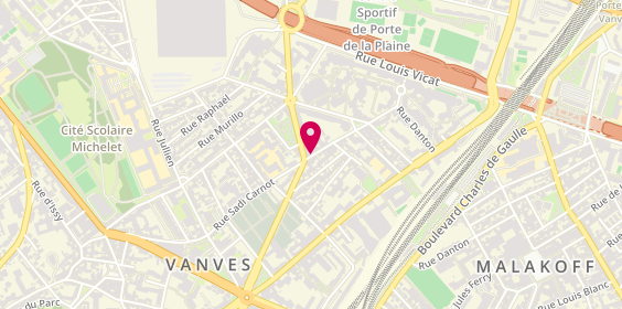 Plan de Vanves Automobiles, 67 Rue Sadi Carnot, 92170 Vanves