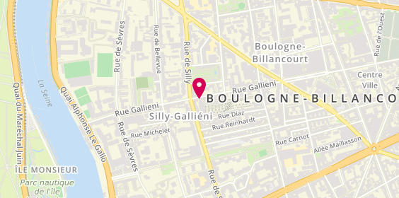 Plan de Axial, 195 Rue Galliéni, 92100 Boulogne-Billancourt