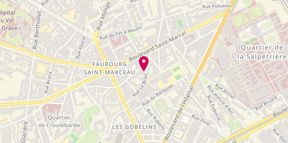 Plan de Nrg Automobile Garage Lebrun, 16 Rue le Brun, 75013 Paris