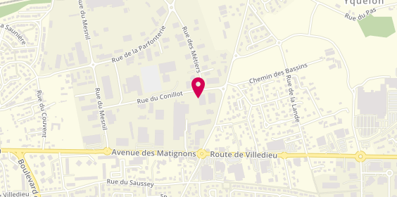 Plan de D.G Carrosserie, 440 Rue du Conillot, 50400 Granville