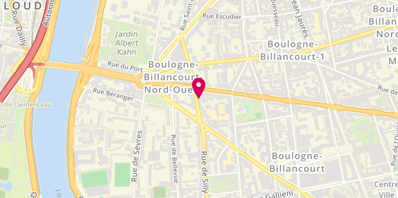 Plan de Les Ateliers de Boulogne, 21 Rue de Silly, 92100 Boulogne-Billancourt